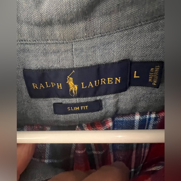 Men’s Ralph Lauren Denim Button Down Long Sleeve w/Flannel Linning - Picture 2 of 9